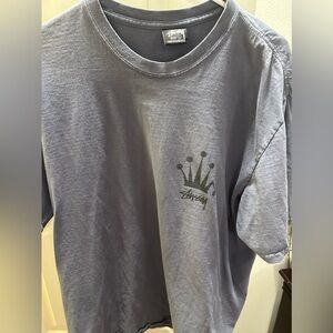 Stussy Kids Short Sleeve Tee in Faded Lavender